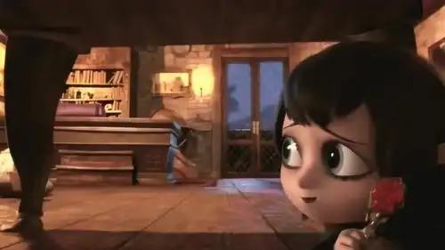 精灵旅社德古拉很爱女儿,为了不被人类伤害,发誓要好好保护她
