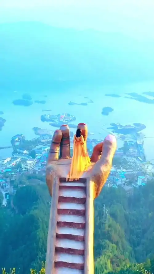 湖北黄石天空之城,旅行度假最佳胜地之一,美爆了