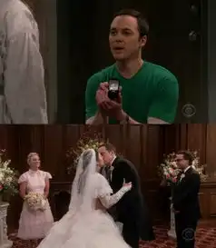 生活大爆炸的电梯终于修好了
