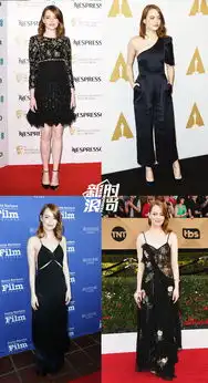 春夏学石头姐穿复古连衣裙2