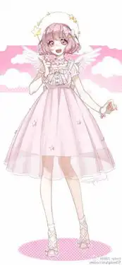 动漫插画人物萝莉洋服洛丽塔洋装lol堆糖,美好生活研究所
