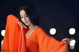 范冰冰演杨贵妃红色爆乳裙翩翩起舞
