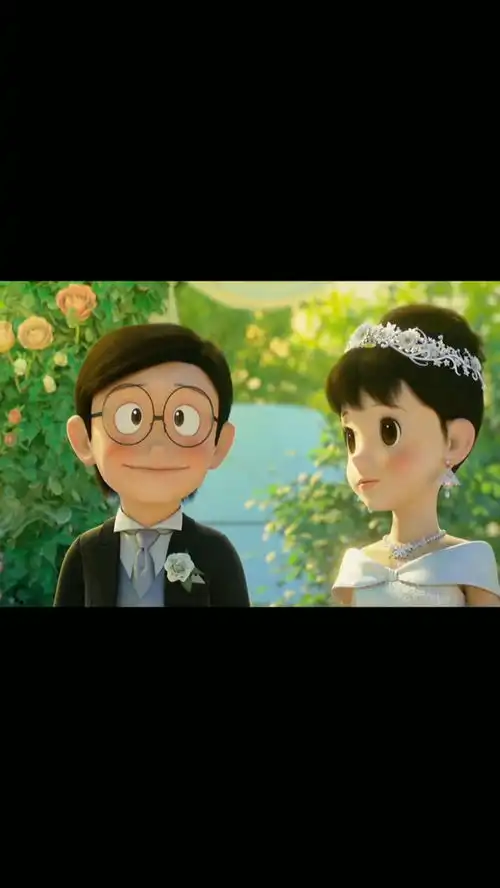 大雄和静香要结婚了感谢你一直都在我所有的怦然心动都是因为你