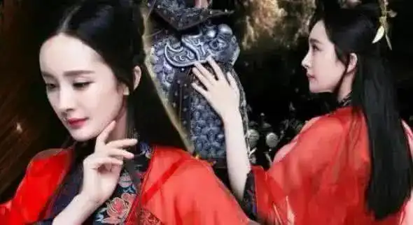 当红女星的古装红衣造型热巴惊艳,张天爱攻气十足,戚薇柔美妩媚
