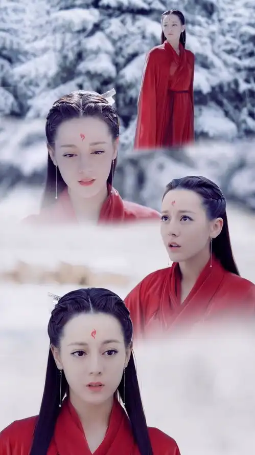 迪丽热巴枕上书三世造型美艳可爱中国青年网