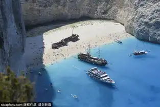太阳的后裔取景地希腊扎金索斯沉船湾

