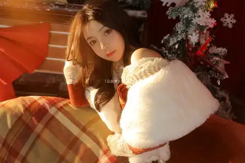 圣诞01118000美业模特人物圣诞写真美女摄影图片高清无水印
