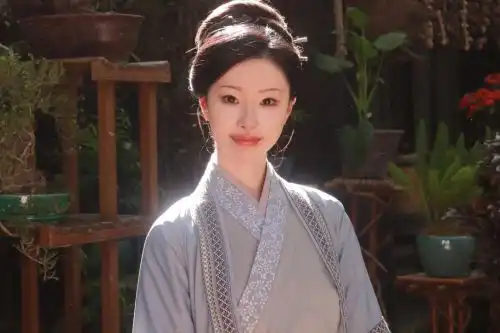 古装大戏掌心剧照曝光,贺子惊现绝美古装,气质清纯出尘