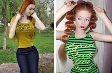 乌克兰现16岁芭比自称最美无整形组图
