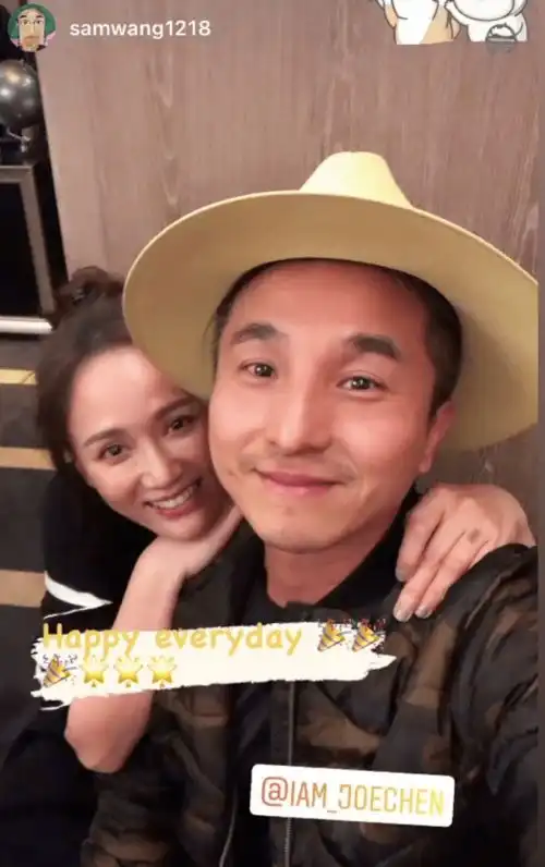 陈乔恩再为男友庆生,邀请信到场与艾伦合唱,帮他成功追星