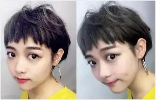 潮流感十足的齐耳短发