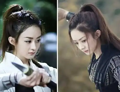 扎马尾好看的女星,郑爽清纯,关晓彤俏皮,赵丽颖让粉丝不淡定了