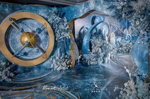 这场以星际穿越为主题的魔法城堡婚礼,是你喜欢的风格吗
