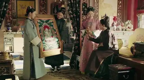 延禧攻略纯妃让璎珞绣画,回头却把功劳都归自己,还真是厚脸皮啊

