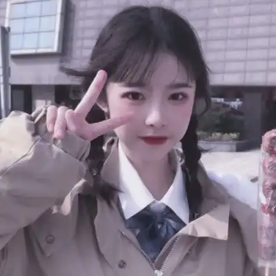 奶酪闺蜜双人小清新学生头像