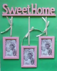 卡哇伊的全家相框感受韩式浪漫满屋