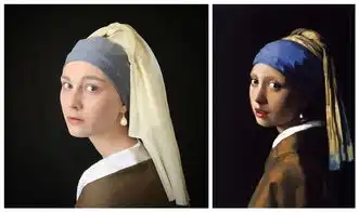 比利时少女痴迷复古造型重现电影和小说经典人物
