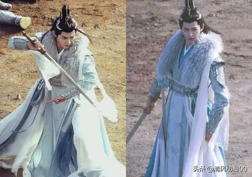 长月烬明邓为杀青图,意气风发的将军,罗云熙的眼神超帅
