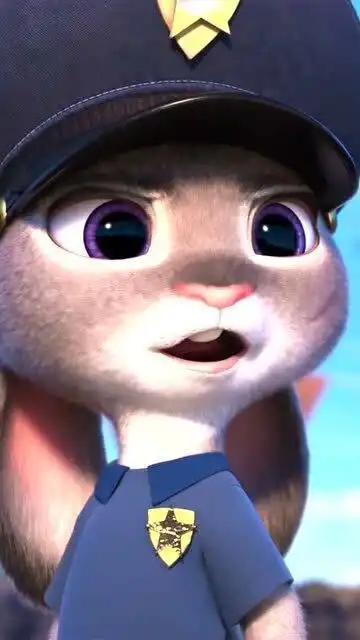 勇敢的兔子警官,可爱的朱迪,疯狂动物城
