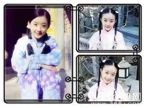 赵丽颖出道初期的照片,圆脸好可爱
