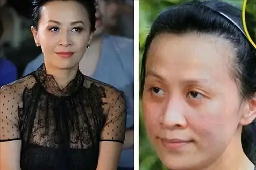 原来不老女神都是假的离开化妆和精修后,跟普通人一样
