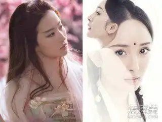 十年前郭襄为小龙女撑伞如今杨幂刘亦菲都成白浅
