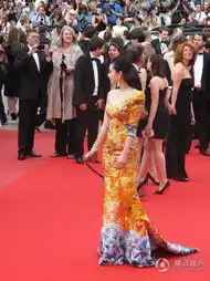 范冰冰身着龙袍礼服闪耀戛纳开幕式红毯