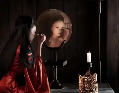 清朝名画女鬼图,放大后才知她在干啥很多人都不敢细看
