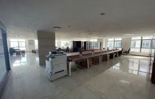 国投财富广场精装修配送家具户型方正西南二环六里桥出租办公楼租赁北京我爱我家