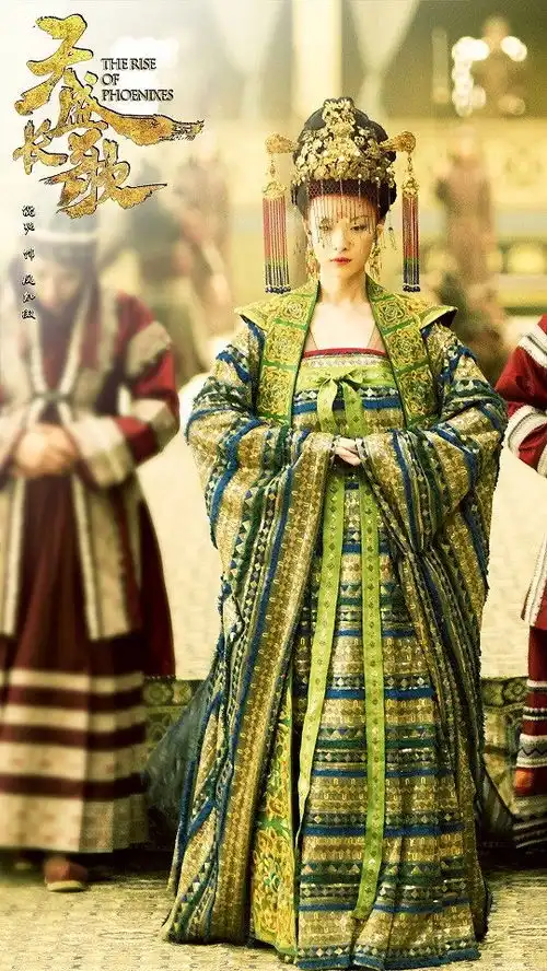 10个古装剧绿色嫁衣赵丽颖知否美腻,倪妮天盛长歌霸气
