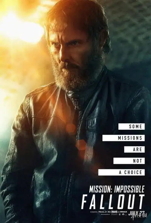 碟中谍6首曝9张角色海报玛格丽特公主魅力四射