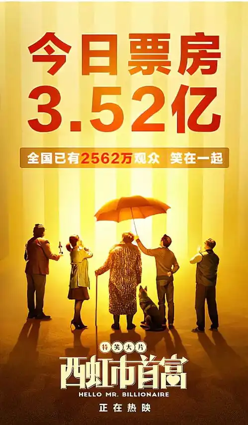 5天破12亿西虹市首富海报就能让人笑出猪叫
