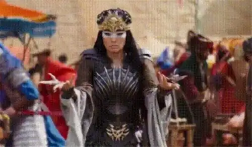 花木兰巩俐幕后剧照曝光,她饰演大反派女巫仙娘