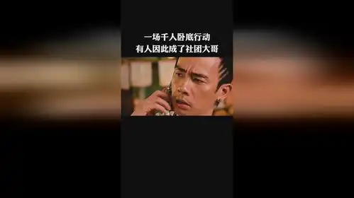 号称无间道加强版,一场千人卧底行动,有人因此成了社团大哥