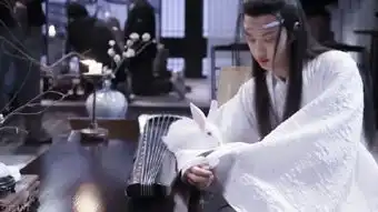 陈情令后台花絮照,这样软萌的蓝忘机,真的太可爱了