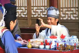 龙门镖局曝私密剧照黄晓明吐舌扮萌玩自拍