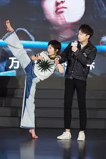 张子枫携快把我哥带走亮相推介会