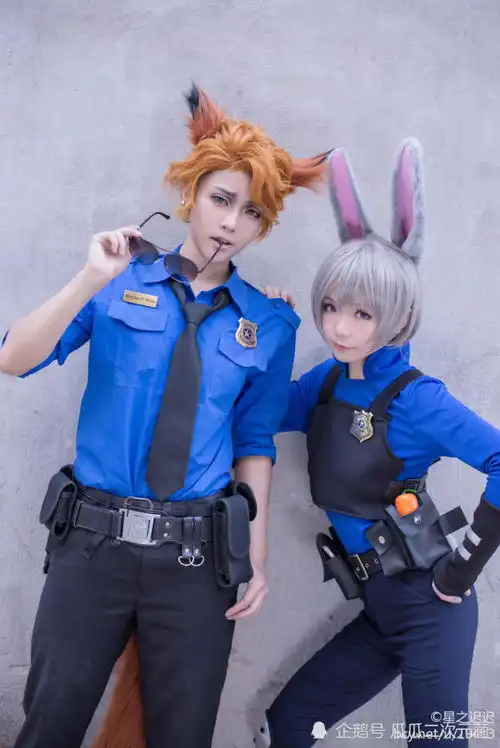 cosplay欣赏丨疯狂动物城朱迪尼克丨星之迟迟
