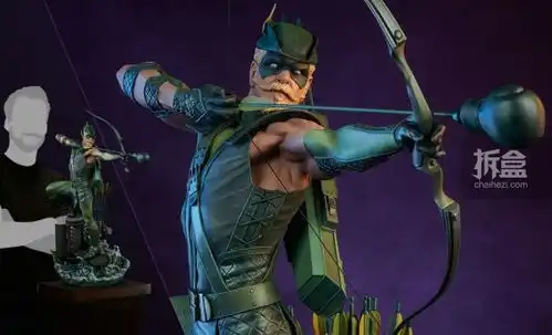 sideshowdc超级英雄greenarrow绿箭侠pf雕像