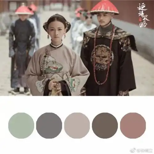 延禧攻略小课堂高冷时尚关键词延禧莫兰迪
