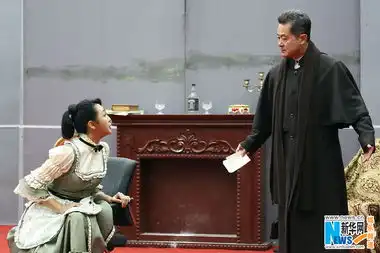 玩偶之家排练照曝光曹颖王斑扮夫妻