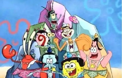 海绵宝宝有多强大四部经典动漫番剧乱入,葫芦娃造型真心忍不了