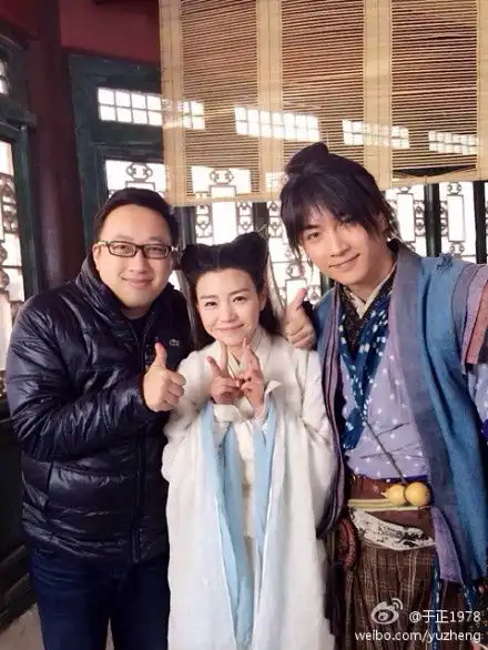 陈晓和陈妍希在神雕侠侣的片场是这样的
