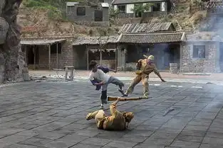 纪念八.一五抗日战争胜利,发一组大型实景演出地雷战剧照