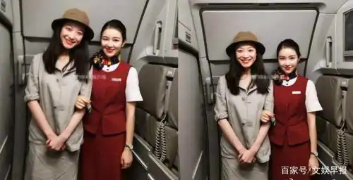 倪妮偶遇同名同姓空姐,两人挽手亲密合影,网友空姐颜值完胜
