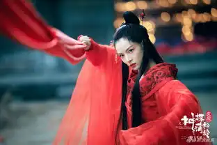 组图钟楚曦穿红裙描红妆演聂小倩新片曝造型被赞超美