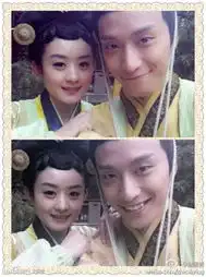 陆贞片场花絮陈晓赵丽颖暧昧唐艺昕卖萌组图
