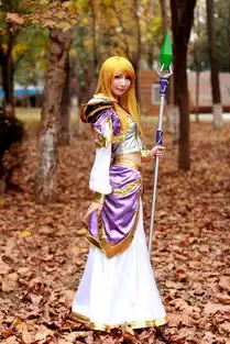 窈窕淑女魔兽国服可爱女玩家的吉安娜cosplay作品