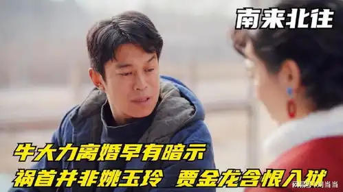 南来北往牛大力离婚早有暗示,祸首并非姚玉玲,贾金龙含恨入狱
