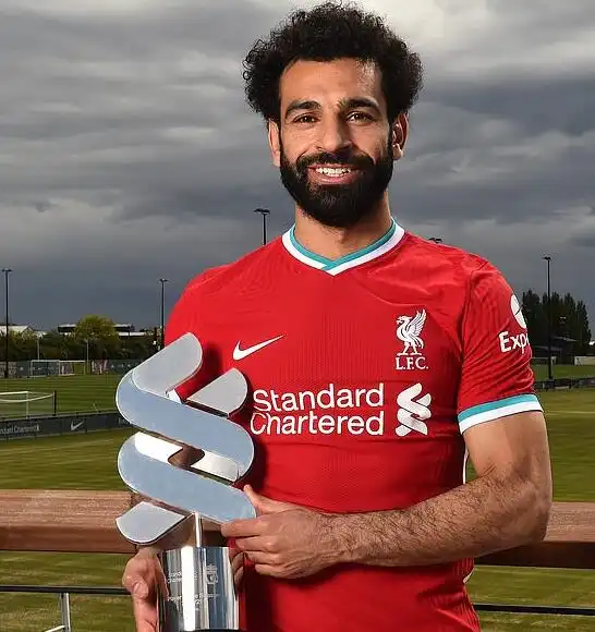 萨拉赫当选利物浦队内最佳51场31球仍是红军头牌